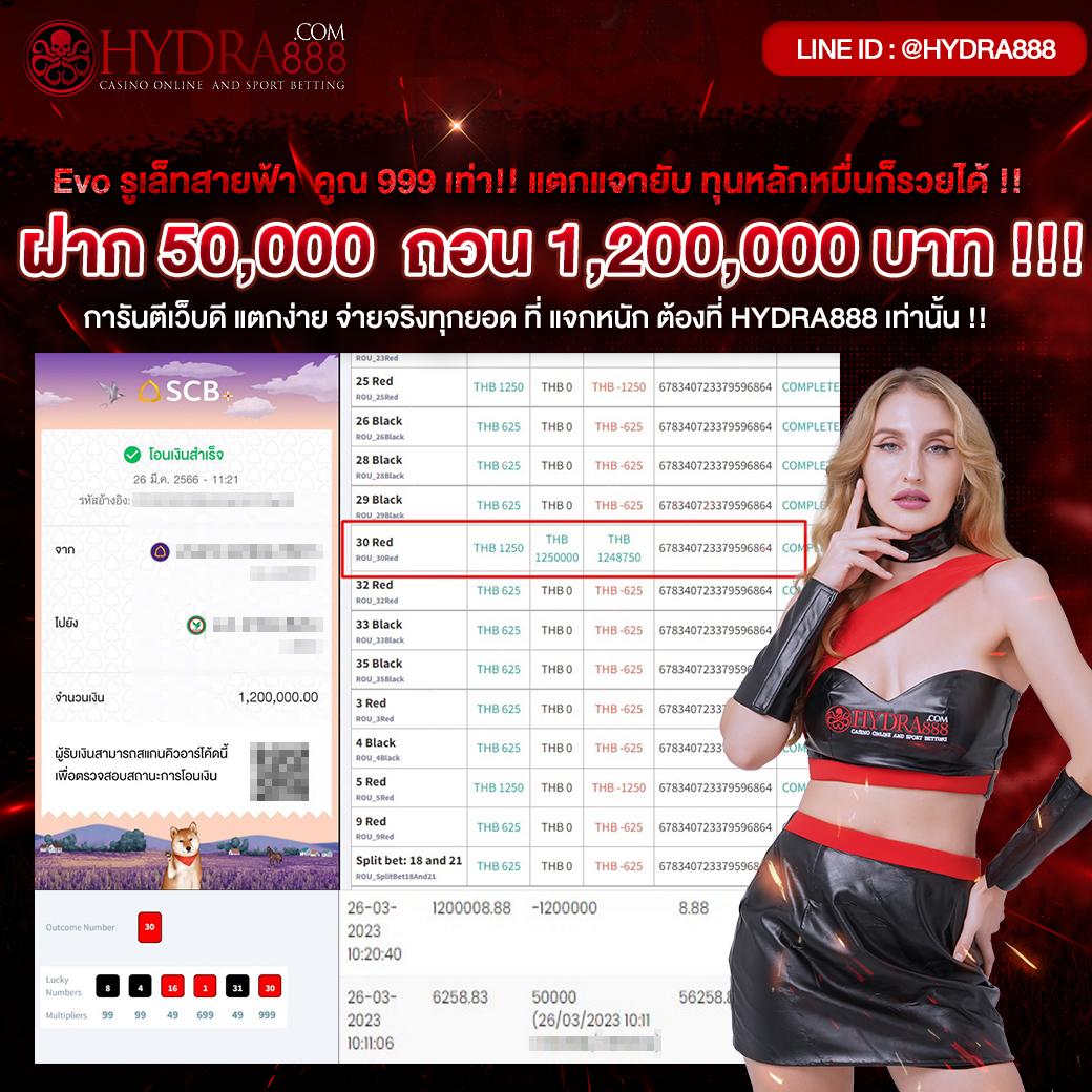 ขอผลบอลสด คาสิโนออนไลน์ครบวงจร เดิมพันง่าย ดีที่สุดในไทย